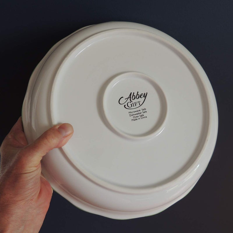 Abbey + CA Gift Abbey Gift Abbey & CA Gift Amazing Woman Pie Plate, 10.5", Green - Image 3